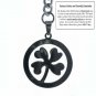 Albert Chain Stainless Steel Pocket Watch Curb Link Chain Four-Leaf Fob T-Bar 05