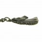 Albert Chain Pocket Watch Curb Chain Antique Brass Color Horse Fob T Bar AC142