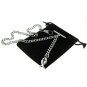 Albert Chain Pocket Watch Silver Curb Link Chain Christian Fish Fob T Bar AC134