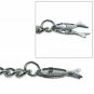 Albert Chain Pocket Watch Silver Curb Link Chain Christian Fish Fob T Bar AC134