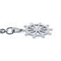 Albert Chain Stainless Steel Pocket Watch Curb Link Chain Ship Wheel Fob T-Bar