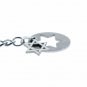 Albert Chain Stainless Steel Pocket Watch Curb Link Chain Star Fob T-Bar ACS12