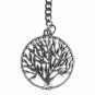 Albert Chain Pocket Watch Silver Color Curb Link Chain Life-Tree Fob T Bar AC126