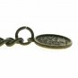 Albert Chain Pocket Watch Curb Chain Antique Brass Color Life Tree Fob T Bar 141