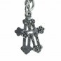 Albert Chain Pocket Watch Silver Curb Link Chain Religious Cross Fob T Bar AC138