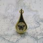 Gold Color Pendant Watch Pocket Watch for Women 2 Ways Necklace + Key Ring L50