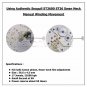 44 MM Black Dial Luminous 6497 Hand winding ST3600 Sapphire Glass Steel Watch