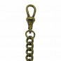 Albert Chain Pocket Watch Chain Bronze Tone Life Tree Fob Swivel Clip T Bar