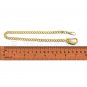 Pocket Watch Chain Gold Color Fob Chain with Big Lobster Clasp Men Fashions FC12