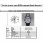 Multifunction Quartz Wristwatch Japan VD57 SII Chrono Movement Date Stones Bezel