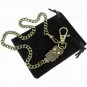 Pocket Watch Chain Albert Chain Bronze Color OWL Design Fob Swivel Clasp F175