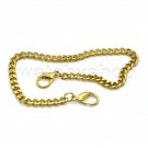 Gold Color Pocket Watch Chain Albert Chain with Lobster Claw Clasps FC56 Gold Color Pocket Watch Chain Albert Chain with Lobster Claw Clasps FC56