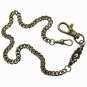 Pocket Watch Chain Antique Bronze Albert Chain Classic Fob Swivel Clasp ACF182