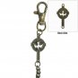 Pocket Watch Chain Albert Chain Bronze Color Cross Design Fob Swivel Clasp F176