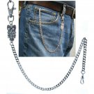 Pocket Watch Chain Albert Chain Silver Color OWL Design Fob Swivel Clasp ACF174 Pocket Watch Chain Albert Chain Silver Color OWL Design Fob Swivel Clasp ACF174