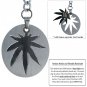 Albert Chain STEEL Pocket Watch Chain Men Fob Chain Steel Leaf Design Fob T-Bar