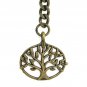 Albert Chain Pocket Watch Chain Bronze Fob Chain Life Tree Design Fob T Bar AC11