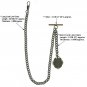 Albert Chain Bronze Pocket Watch Chain Fob Chain with Alphabet Initial N Fob 84
