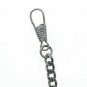 Albert Chain Pocket Watch Chain Silver Tone Crown Design Fob Fob T Bar AC146