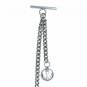 Albert Chain Silver Pocket Watch Chain Fob Chain Anchor Design Fob T Bar AC67