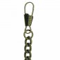 Albert Chain Pocket Watch Chain Bronze Men Fob Chain Key Design Fob T Bar A129