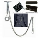 Albert Chain Pocket Watch Chain Silver Color Fob Chain T Bar Life Buoy Fob AC35