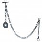 Steel Albert Chain Pocket Watch Chain Men Fob Chain T Bar Star Steel Fob ACS12