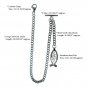 Pocket Watch Chain Steel Albert Chain Men Fob Chain T Bar Jesus Fish Fob ACS17
