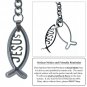 Pocket Watch Chain Steel Albert Chain Men Fob Chain T Bar Jesus Fish Fob ACS17