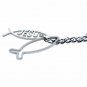 Pocket Watch Chain Steel Albert Chain Men Fob Chain T Bar Jesus Fish Fob ACS17
