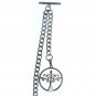 Albert Chain Steel Pocket Watch Chain Fob Chain for Men T Bar Life Tree Fob AS06