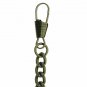 Albert Chain Bronze Pocket Watch Chain for Men Vintage Crown Fob T Bar AC145