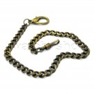 Bronze Pocket Watch Chain Albert Chain Fob Chain for Men with Lobster Clasp FC32 Bronze Pocket Watch Chain Albert Chain Fob Chain for Men with Lobster Clasp FC32