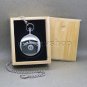 Stainless Steel Pocket Watch Jack Daniels 2009 Edition Big 51 mm with Chain C31