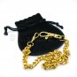 Gold Color Pocket Watch Chain Albert Chain for Men Lobster Clasp Swivel Clasp 02