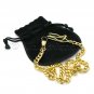 Gold Color Pocket Watch Chain for Men Albert Chain Fob Chain with Belt Clip FC18