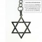Steel Pocket Watch Chain Albert Chain STAR Design Fob Lobster Clasp T-Bar ACS02