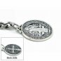 Albert Chain Silver Pocket Watch Chain for Men Saint Benedict Fob T Bar AC43