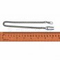 Pocket Watch Chain for Men Gunmetal Color Albert Chain Fob Chain on Belt Clip 17