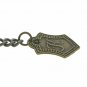 Albert Chain Bronze Pocket Watch Chain for Men Letter Initial K Fob T Bar AC86