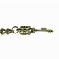 Albert Chain Bronze Color Pocket Watch Chain for Men Vintage Key Fob T Bar AC15