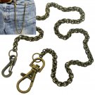 Pocket Watch Chain Albert Chain Bronze Spiga Wheat Chain Swivel Lobster Clasp 81