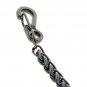 Pocket Watch Chain Albert Chain Black Spiga Wheat Chain Swivel Lobster Clasp 80