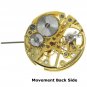 Gold Skeleton Mechanical Movement Cal 2650 Hand Manual winding 17 Jewels 3 Hands