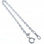 Stainless Steel Pocket Watch Chain Albert Chain Cable Chain Swivel Clasp FCS66