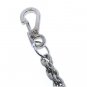 Pocket Watch Chain Albert Chain Silver Tone Rope Chain Swivel Lobster Clasp FC74