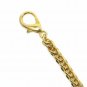 Gold color Albert Pocket Watch Chain Spiga Wheat Chain T Bar Lobster Clasp A155
