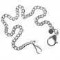 Stainless Steel Pocket Watch Chain Albert Chain Curb Link Chain Lobster Clasp 92