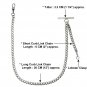 Albert Chain Silver Pocket Watch Chain for Men T Bar Lobster Swivel Clip A34N