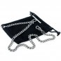 Albert Chain Silver Pocket Watch Chain for Men T Bar Lobster Swivel Clip A34N